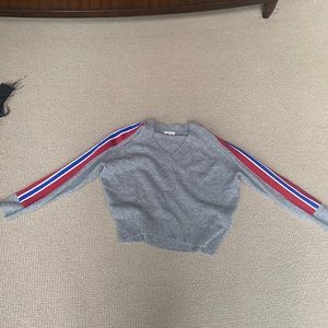 small sandro v neck sweater